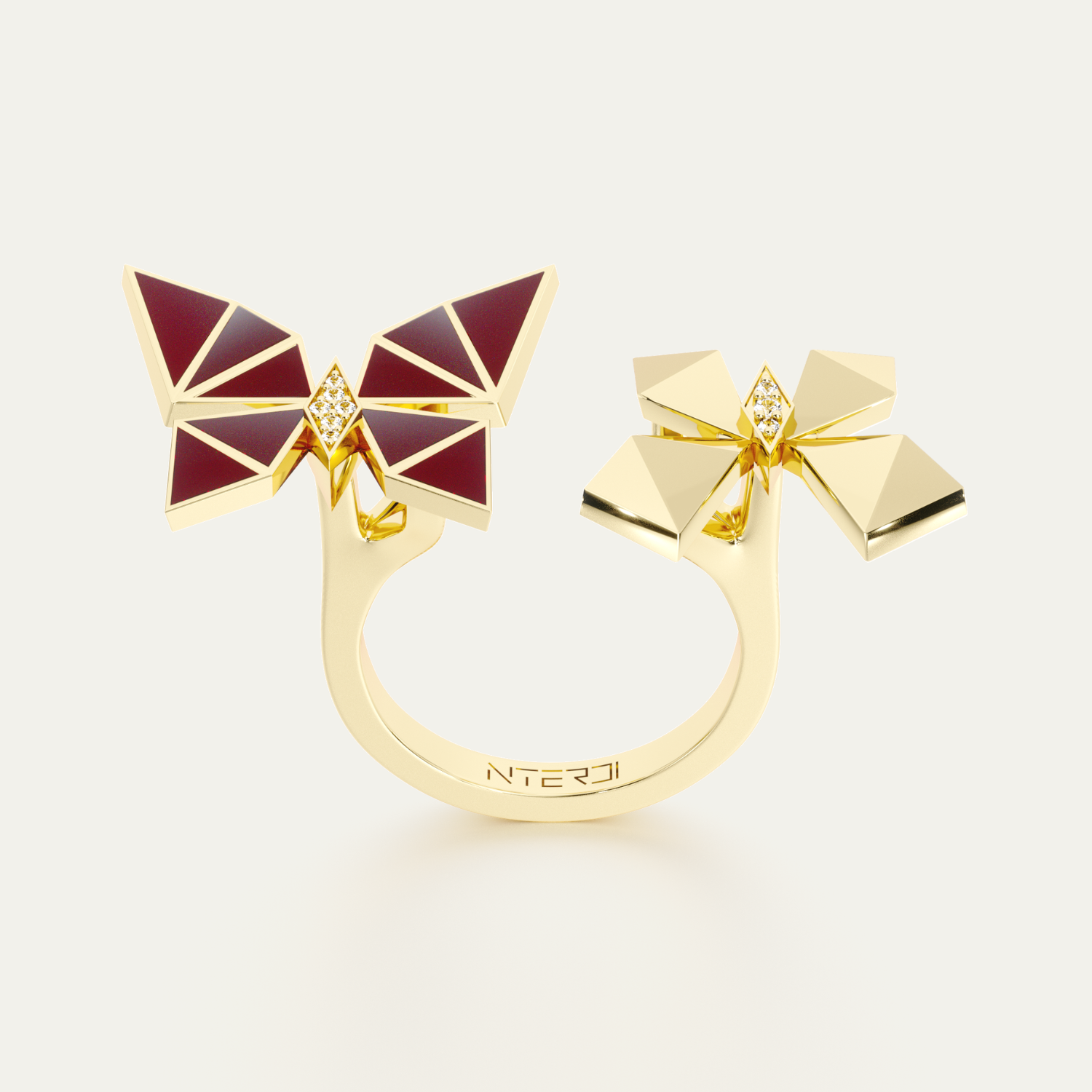 Vol O Vent BETWEEN THE FINGERS RING