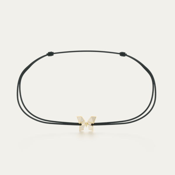 Vol O Vent DOUBLE SIDED SILK CORD BRACELET, MINI MODEL