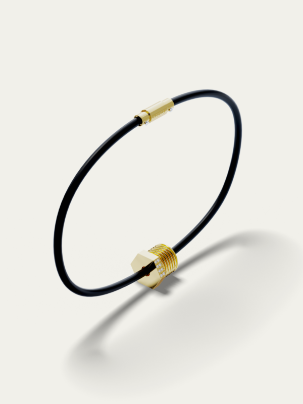 NUT  RUBBER BRACELET - Image 2