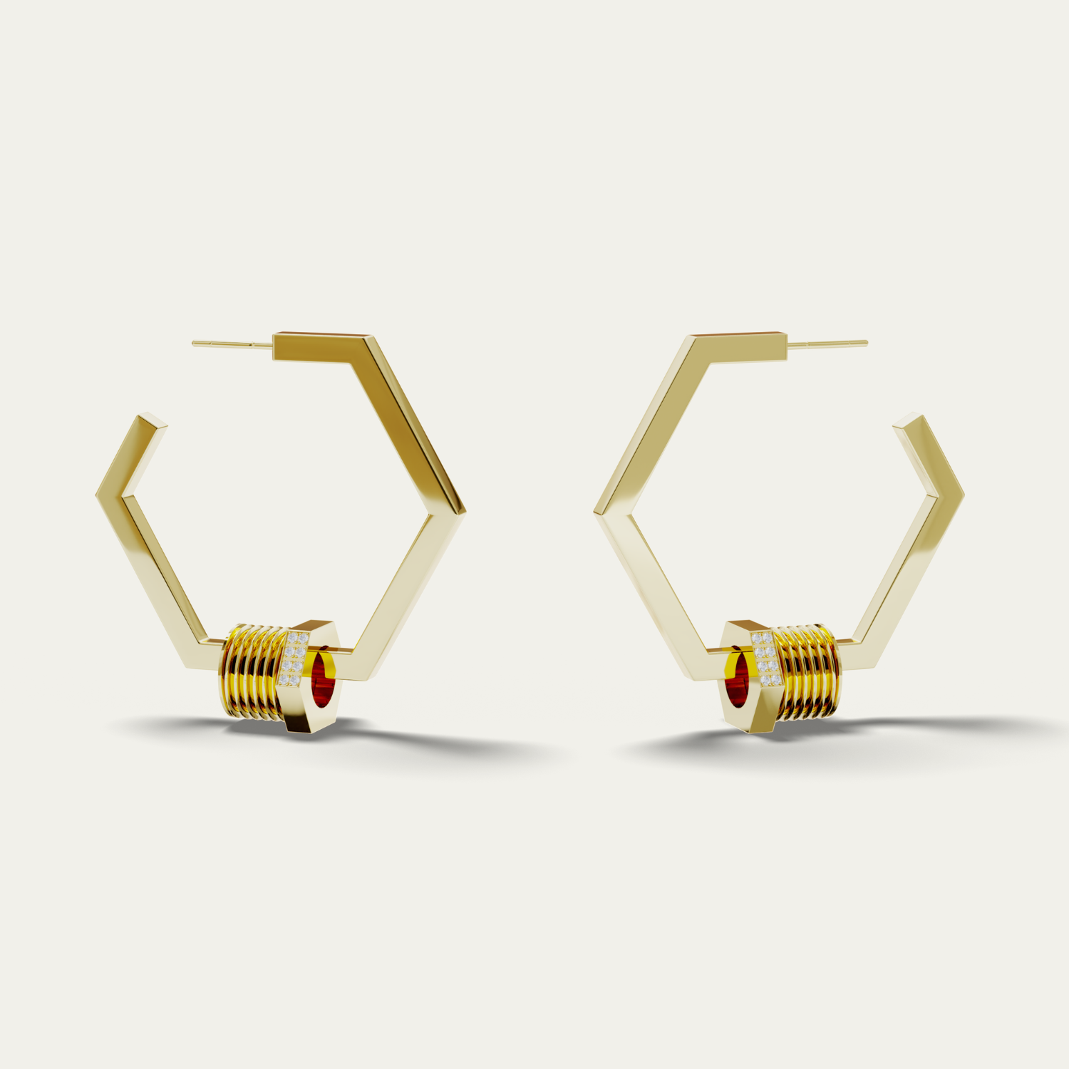 NUT  EARRINGS