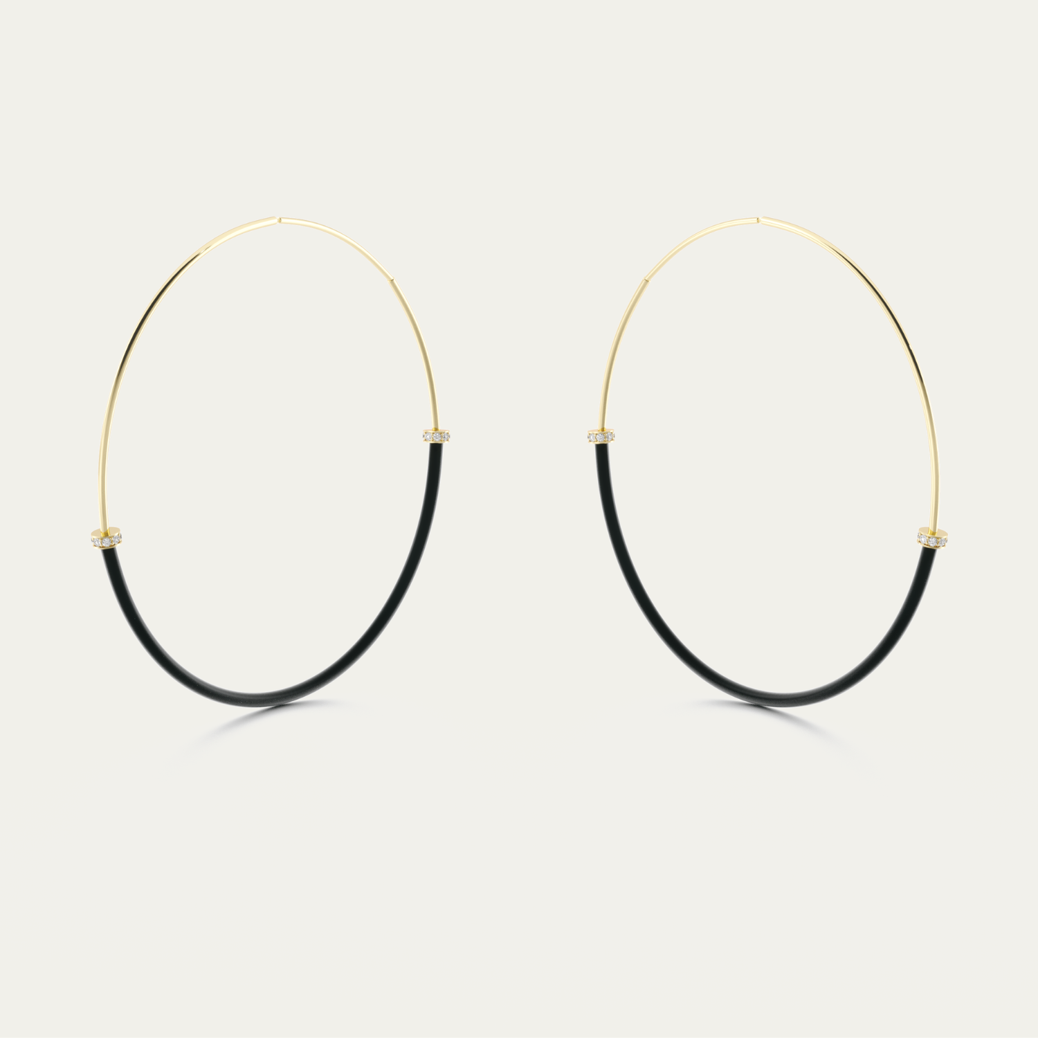 RUBBER ME ROUND EARRINGS
