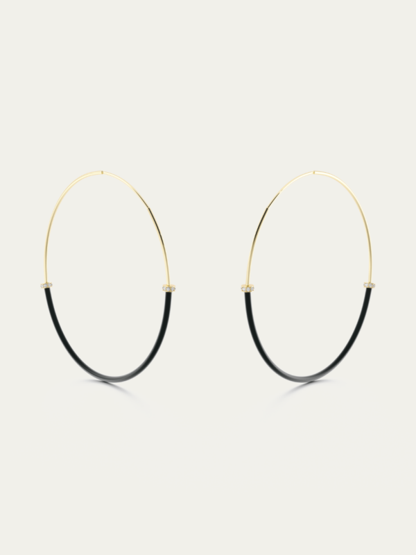RUBBER ME ROUND EARRINGS - Image 2