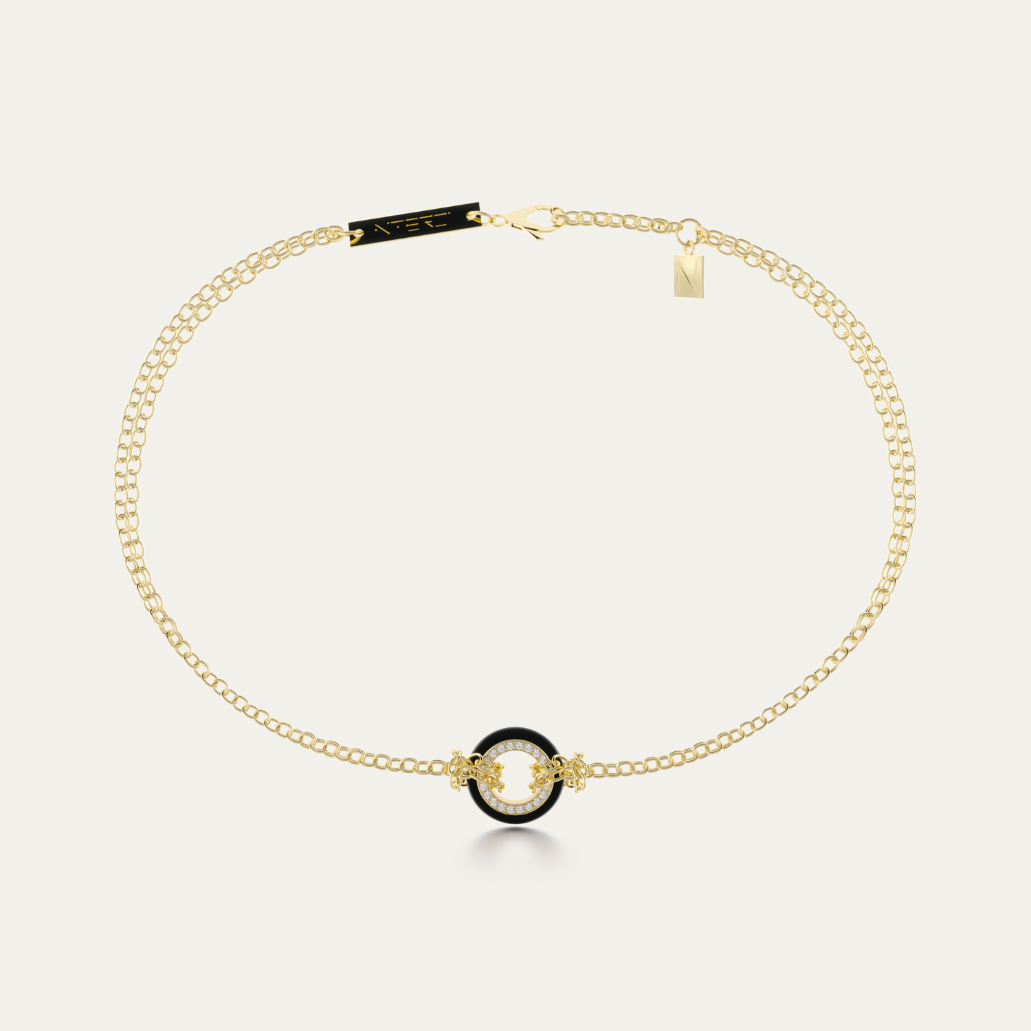RUBBER ME WHEEL CHAIN BRACELET