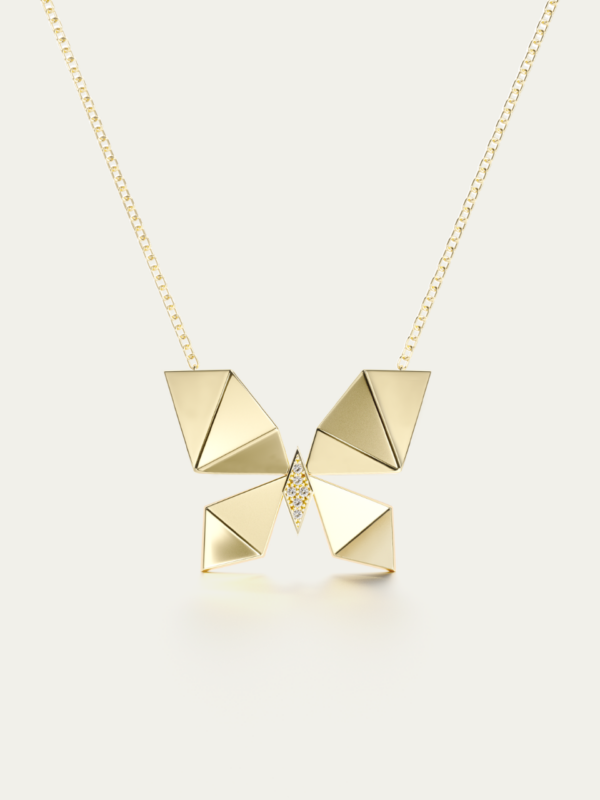 Vol O Vent DOUBLE SIDED - PAVED NECKLACE, L MODEL - Image 2