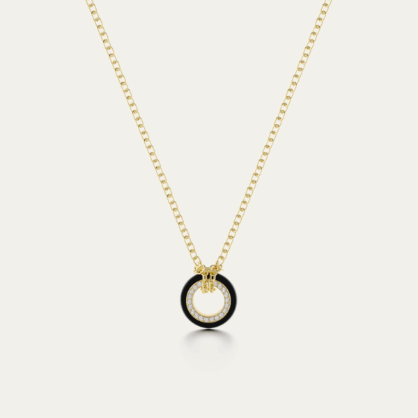 RUBBER ME WHEEL NECKLACE
