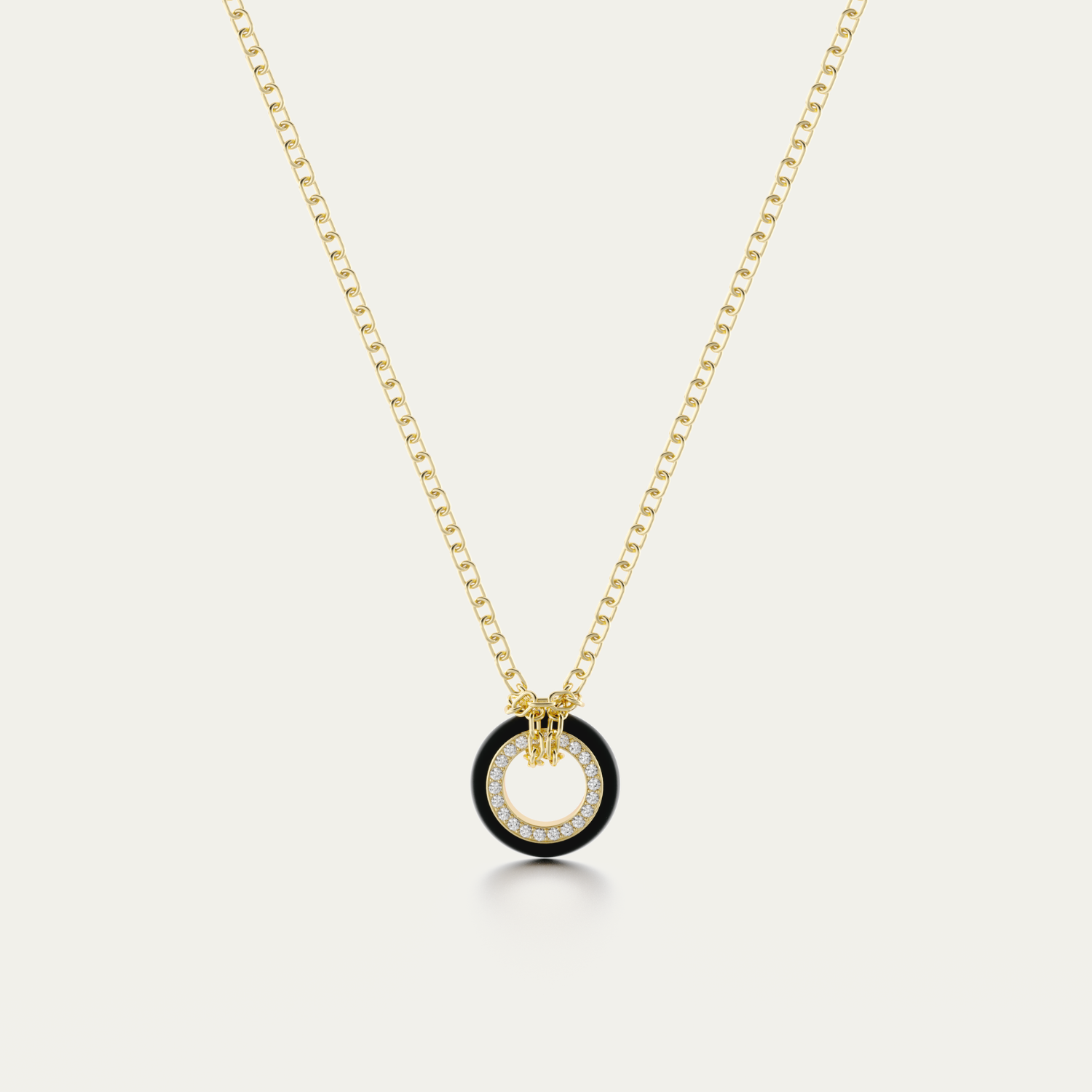 RUBBER ME WHEEL NECKLACE