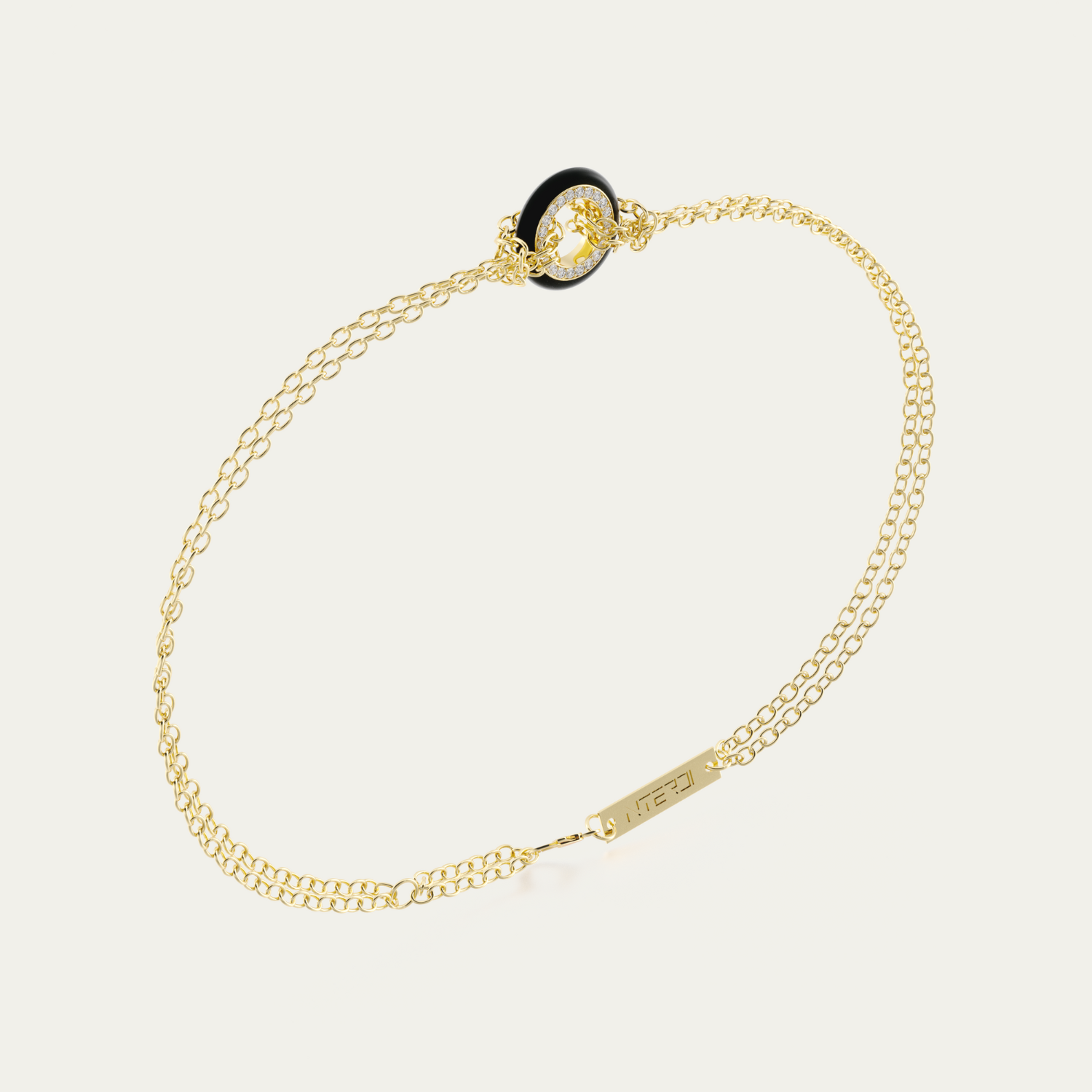 RUBBER ME WHEEL CHAIN BRACELET