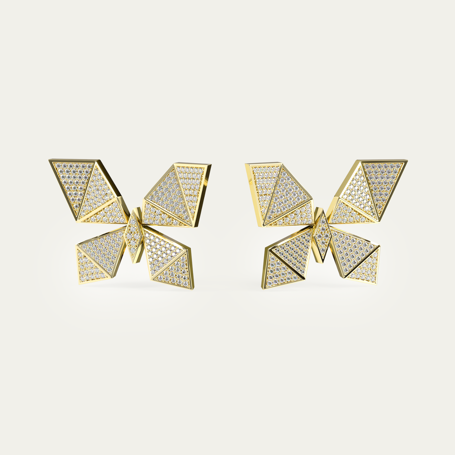 Vol O Vent PAVED EARRINGS , M MODEL