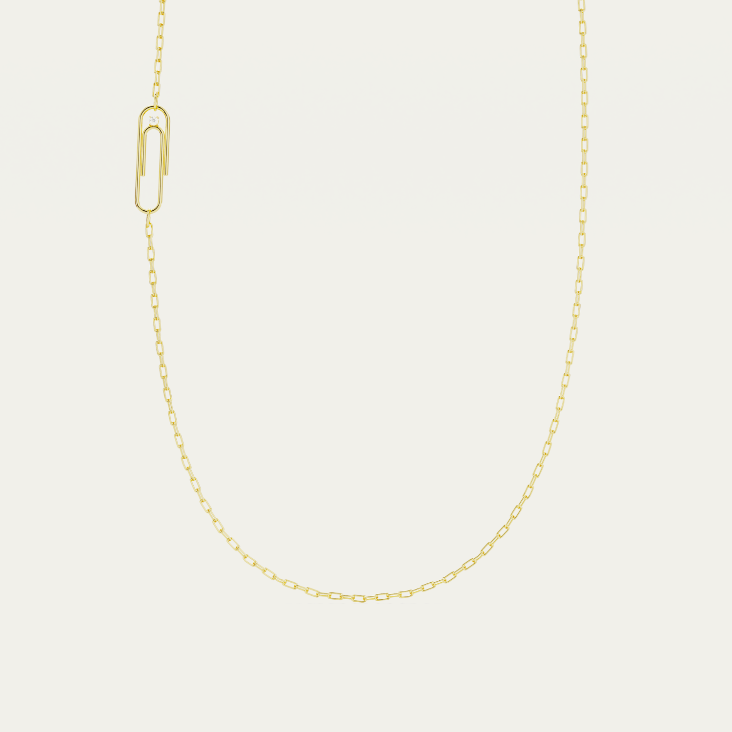 CLIP LONG NECKLACE , S CLIP