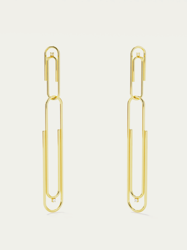 CLIP LONG TRANSFORMABLE EARRINGS - Image 2