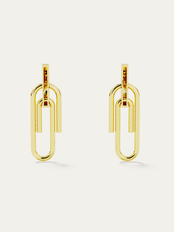 CLIP DIAMOND-PAVED EARRINGS - Image 2