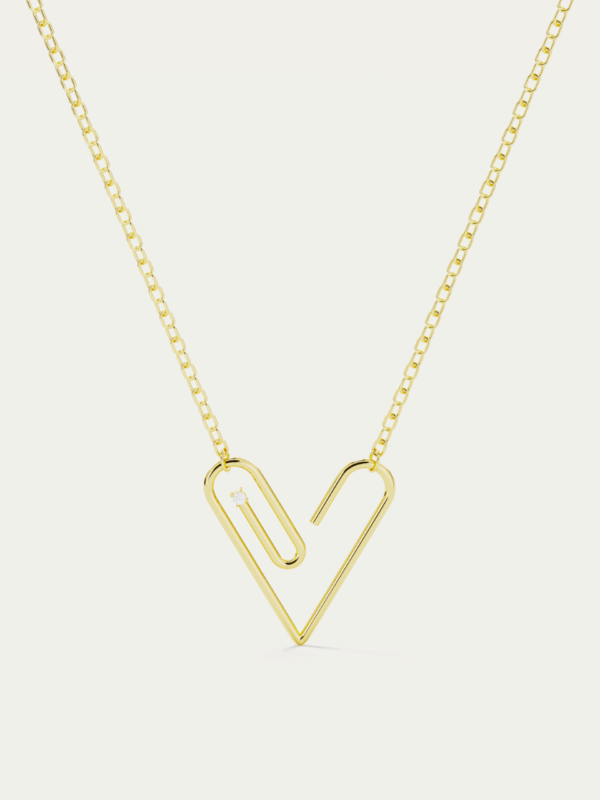 CLIP HEART NECKLACE - Image 2