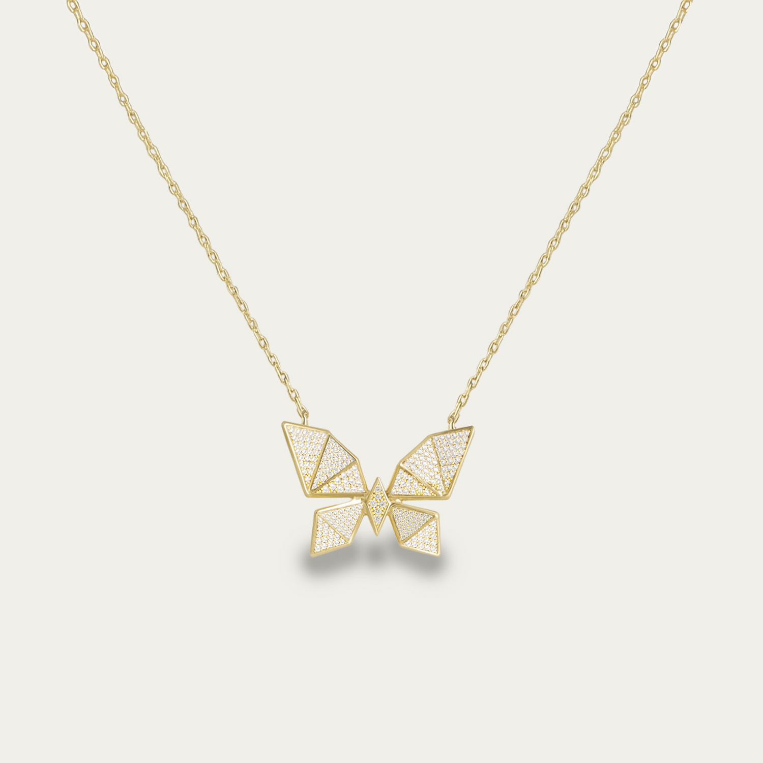 Vol O Vent DOUBLE SIDED – PAVED NECKLACE, S MODEL